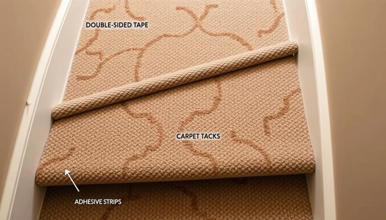 Jak zamocować chodnik na schodach - uniknij błędów w montażu Jak zamocować chodnik na schodach - uniknij błędów w montażu